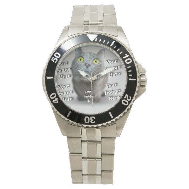 Reloj De Pulsera MASCOTA Foto ✨ encantador Personalizado (Anverso)