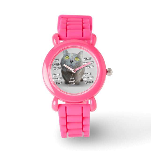 Reloj De Pulsera MASCOTA Foto ✨ encantador Personalizado (Anverso)