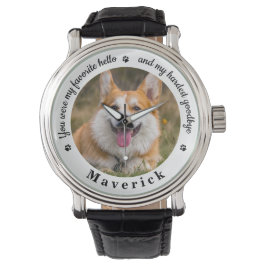 Reloj De Pulsera Mascota Memorial Personalizado moderno de fotograf