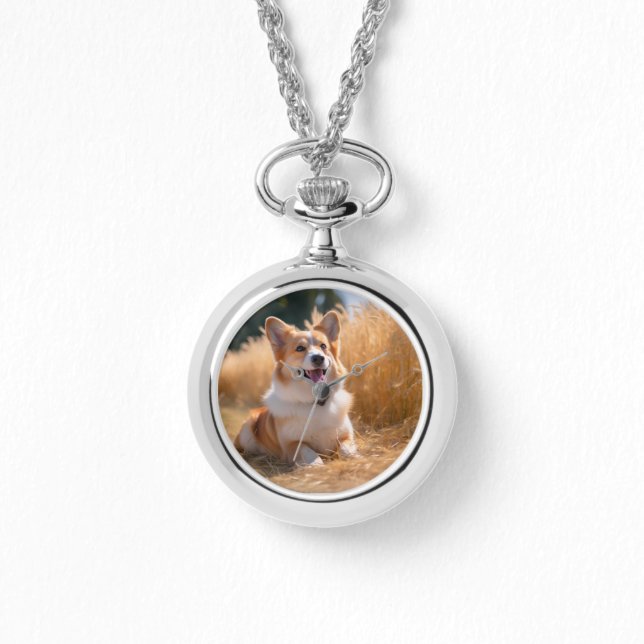 Reloj De Pulsera Mascota personalizado Foto (Anverso)