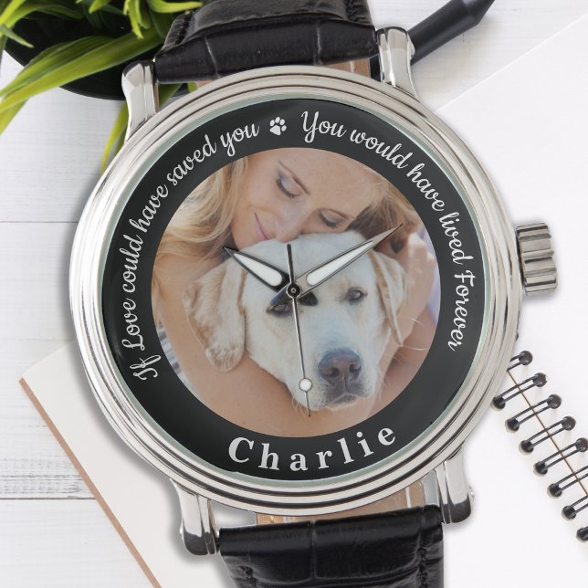 Reloj De Pulsera Mascota personalizado Mascota en memoria pierde fo (Subido por el creador)