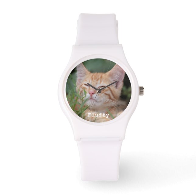 Reloj De Pulsera Mascota personalizado Photo Watch (Anverso)