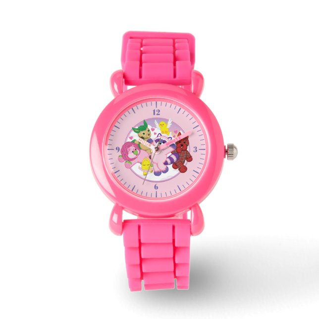 Reloj De Pulsera Mascotas de Webkinz en el fondo de la nube de San  (Anverso)