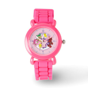 Reloj De Pulsera Mascotas de Webkinz en el fondo de la nube de una