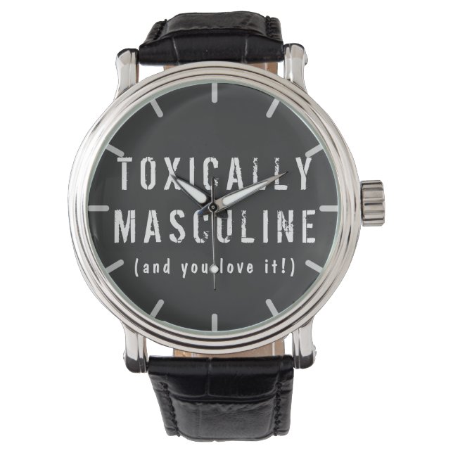 Reloj De Pulsera Masculina tóxica (Anverso)