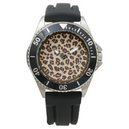 Reloj De Pulsera Masculino, Patrón de piel de leopardo, Tigre