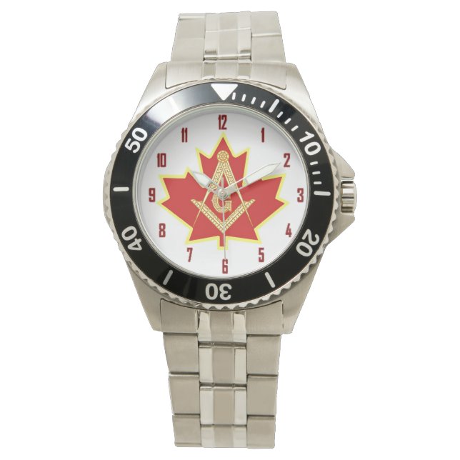RELOJ DE PULSERA MASONES CANADIENSES (Anverso)