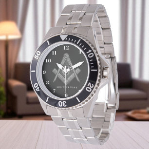 Reloj De Pulsera Masonía de brújula de Square masonic