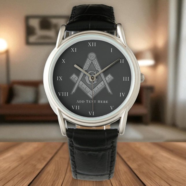 Reloj De Pulsera Masonía de brújula de Square masonic (Subido por el creador)