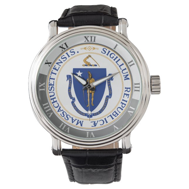 Reloj De Pulsera Massachusetts (Anverso)