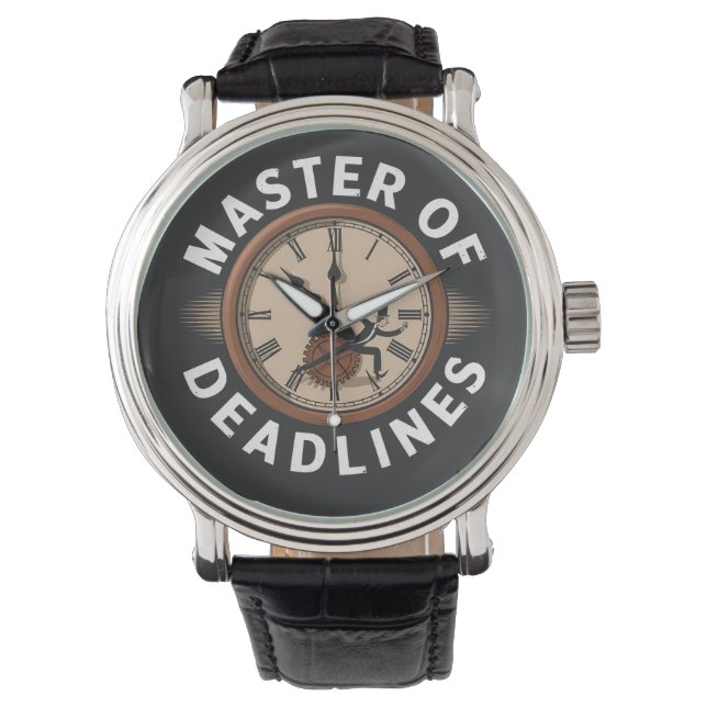 Reloj De Pulsera Master of Deadlines (Anverso)