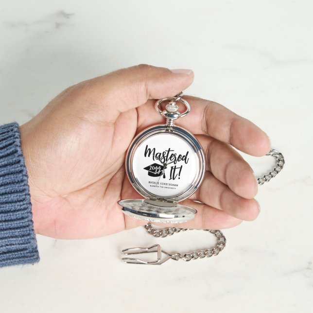 Reloj De Pulsera Máster personalizado de graduación (Mano)