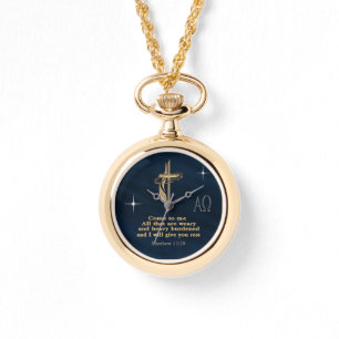 Reloj De Pulsera Mateo 11:28