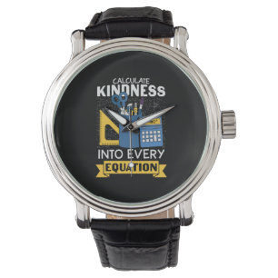 Reloj De Pulsera Math Teacher calcula amabilidad