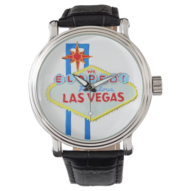 Reloj De Pulsera Matrimonio de Las Vegas (Anverso)
