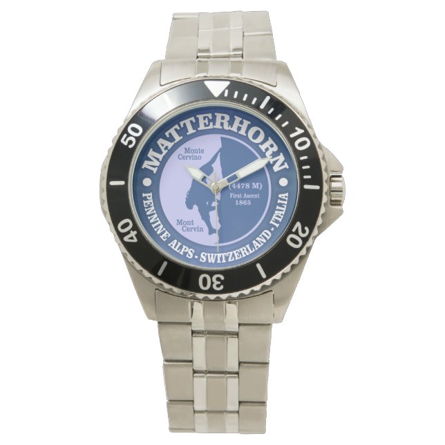 Reloj De Pulsera Matterhorn (Alpes) (Anverso)