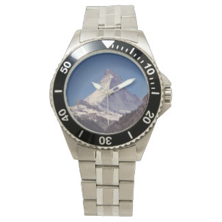Reloj De Pulsera Matterhorn Mountain Stainless Steless Mens Watch
