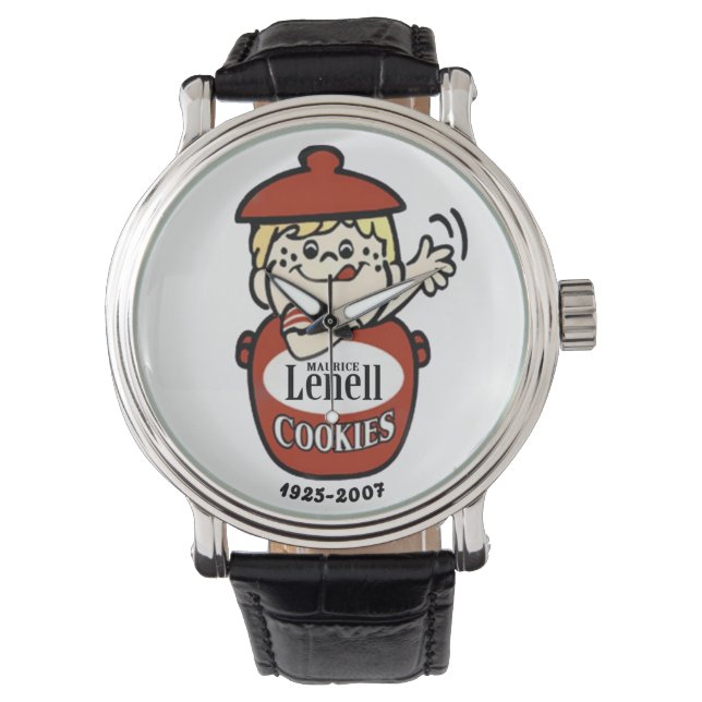 Reloj De Pulsera Maurice Lenell Cookies, Chicago-Norridge, IL (Anverso)