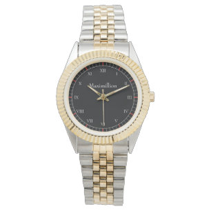 Reloj De Pulsera Máximo clásico personalizado negro
