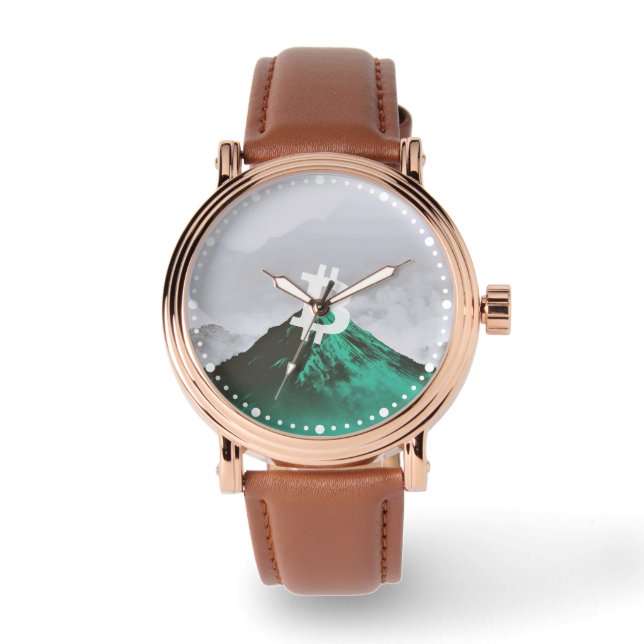 Reloj De Pulsera Máximo histórico de Bitcoin (ATH) (Anverso)