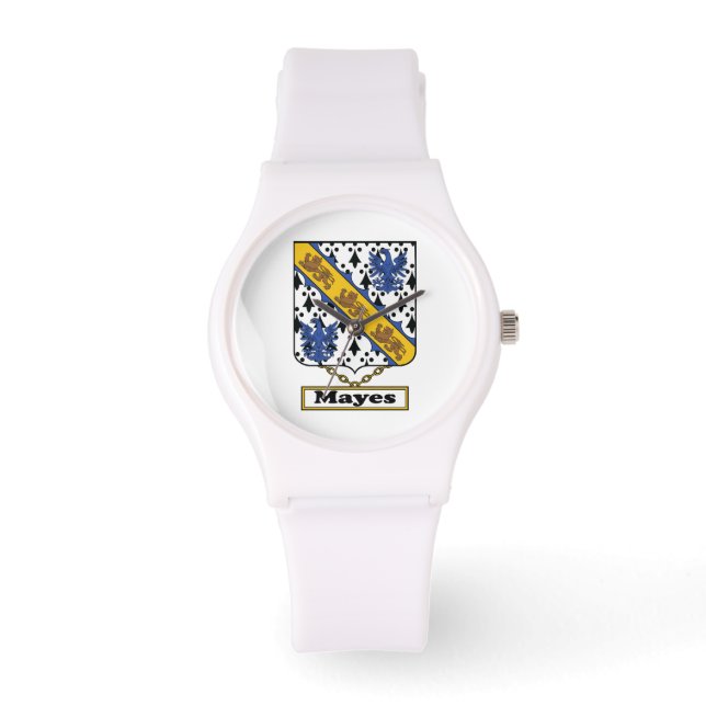 Reloj De Pulsera Mayes Family Crest (Anverso)