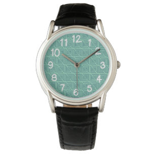 Reloj De Pulsera Mazas Verde azuladas Art Deco