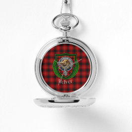 Reloj De Pulsera McIver Scottish Clan Tartan & Crest