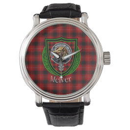 Reloj De Pulsera McIver Scottish Clan Tartan & Crest