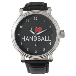 Reloj De Pulsera Me encanta el balonmano, el diseño popular,