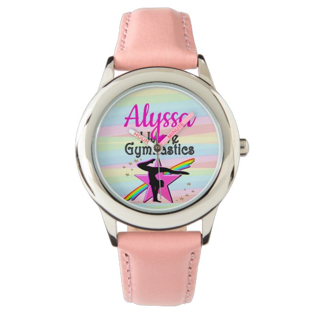 RELOJ DE PULSERA ME ENCANTA EL DISEÑO SUPER STAR DE GIMNASIA (Anverso)