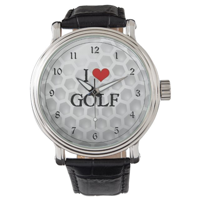 Reloj De Pulsera Me encanta el golf (Anverso)