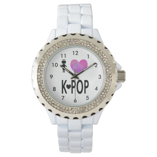 Reloj De Pulsera Me encanta el K-pop (Anverso)