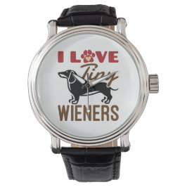 Reloj De Pulsera Me Encanta El Pequeño Wieners Miniatura Dachshund