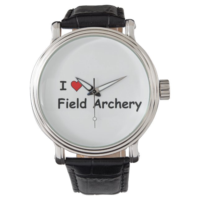 Reloj De Pulsera Me encanta el tiro con arco (Anverso)