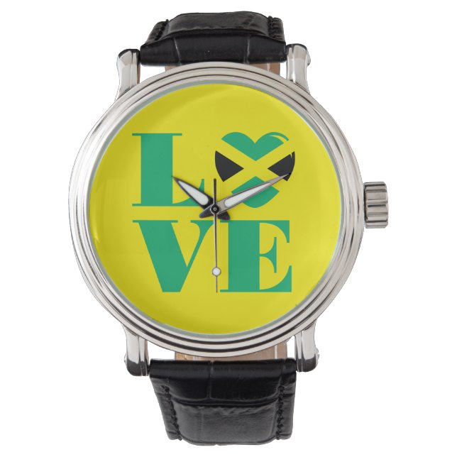 Reloj De Pulsera Me encanta Jamaica (Anverso)