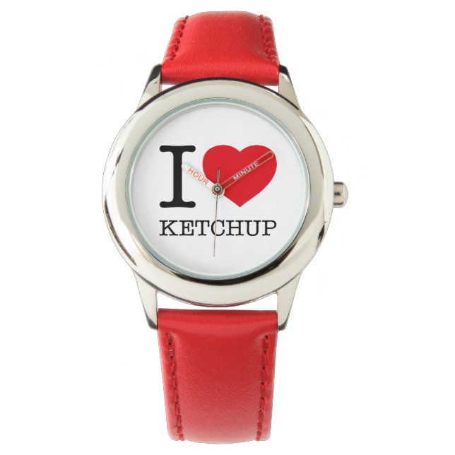 RELOJ DE PULSERA ME ENCANTA KETCHUP (Anverso)
