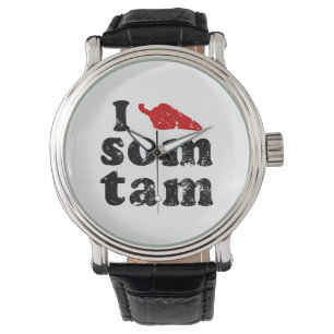 Reloj De Pulsera Me encanta la comida tailandesa isan lao.