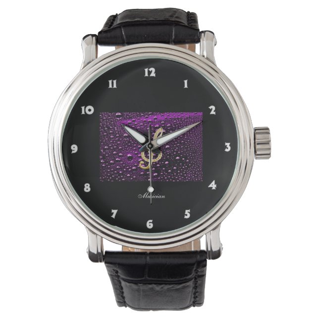 Reloj De Pulsera Me encanta la música (Anverso)