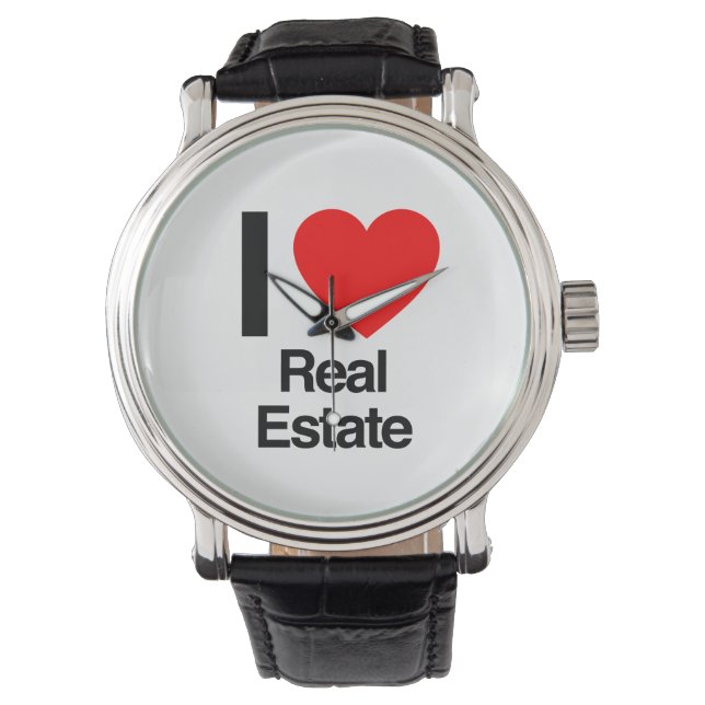 Reloj De Pulsera me encanta la propiedad inmobiliaria (Anverso)