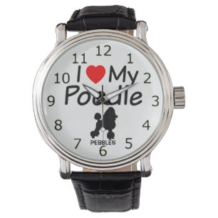 Reloj De Pulsera Me encanta mi perro caniche