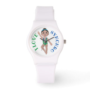 Reloj De Pulsera Me Encanta Synchro Sincronizado Swimmer Swim Team