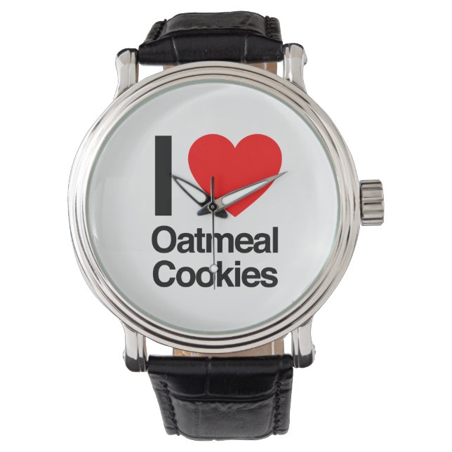 Reloj De Pulsera me encantan las galletas de avena (Anverso)
