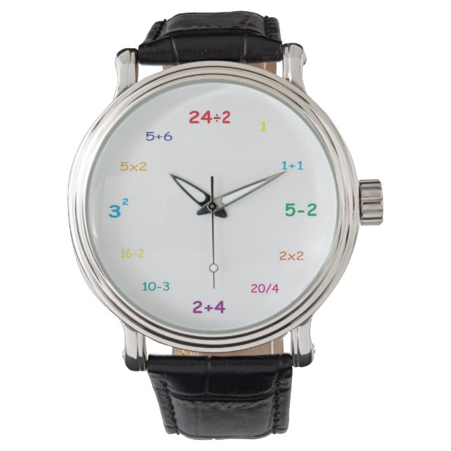 Reloj De Pulsera ¡Me encantan las matemáticas! (Anverso)