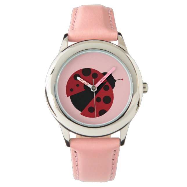 Reloj De Pulsera me encantan los ladybugs (Anverso)