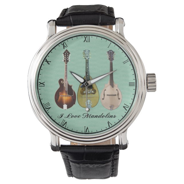 RELOJ DE PULSERA ME ENCANTAN LOS MANDOLINS (Anverso)