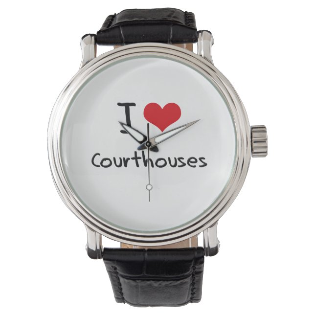 Reloj De Pulsera Me encantan los tribunales (Anverso)