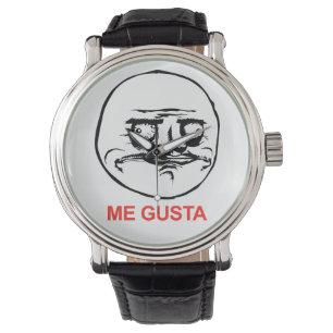 Reloj De Pulsera Me Gusta Face Meme