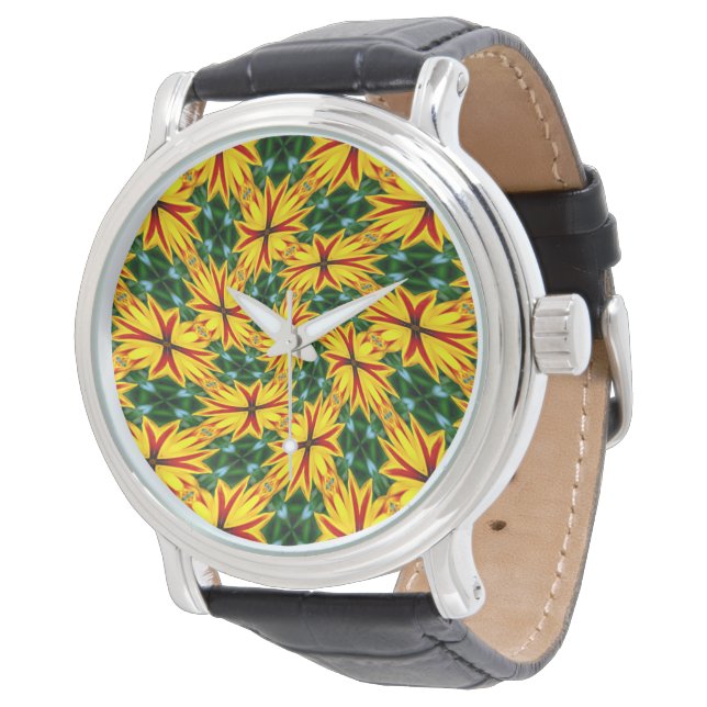 Reloj De Pulsera Me Gustan Las Flores Únicas (Angular)