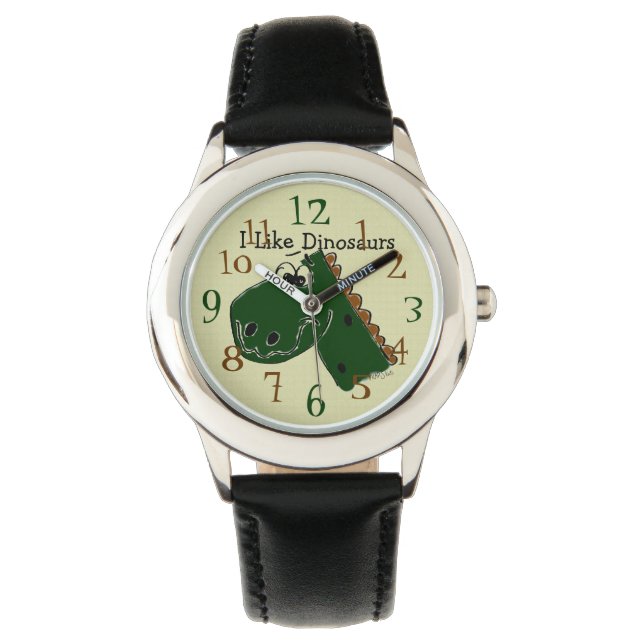 Reloj De Pulsera Me gustan los dinosaurios (Anverso)