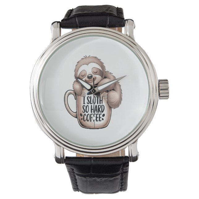 Reloj De Pulsera Me Sloth sin café (Anverso)